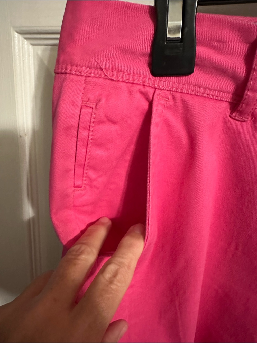 crown & ivy Bright Pink Chino Bermuda Shorts - Picture 4 of 5